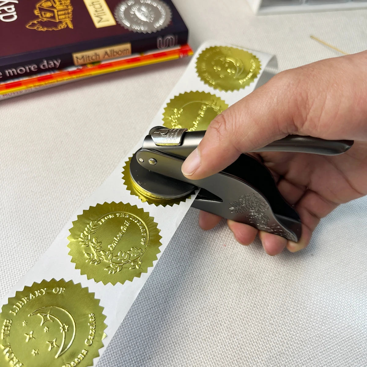 Silkove™ Personalized Book Embosser
